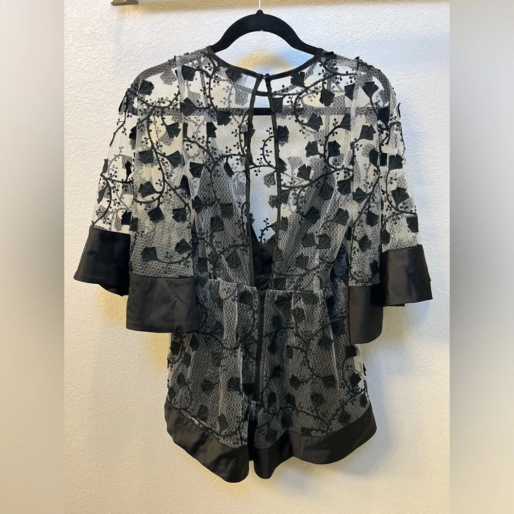 Alice McCall Gypsy Playsuit Black 2 - Picture 4 of 7